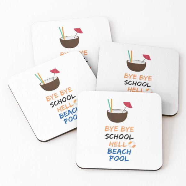 Item preview, Bye Bye School Hello Pool Beach Funny Summer . designed and sold by Hab2.