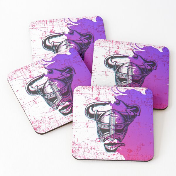Item preview, Trippy Viking Helmet - Color Background designed and sold by crazycollective.