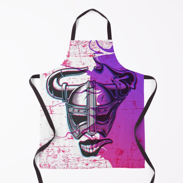 Item preview, Trippy Viking Helmet - Color Background designed and sold by crazycollective.