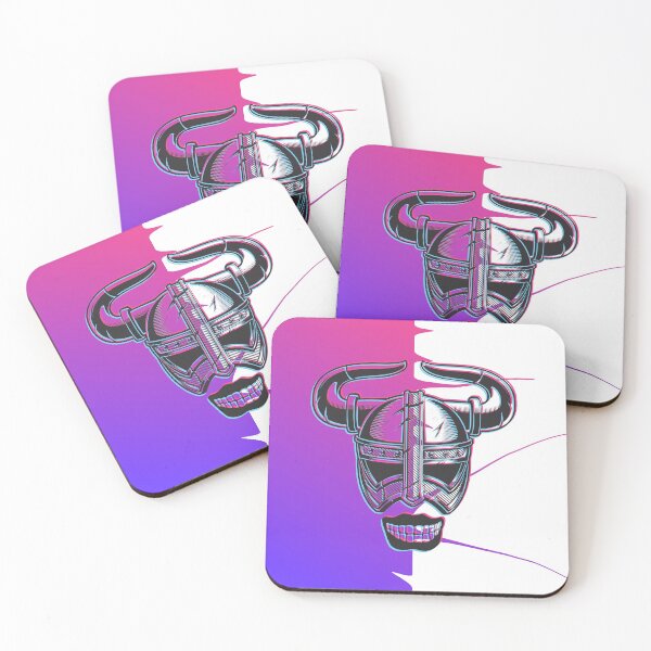 Item preview, Trippy Viking Helmet - Color Background Clean designed and sold by crazycollective.