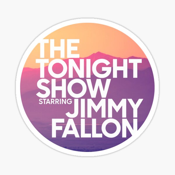 Sunset Jimmy Fallon Sticker