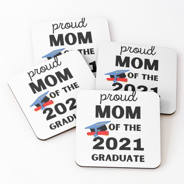 Item preview, Proud Mom Of The 2021 Graduate designed and sold by BhavyaBathla.