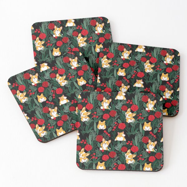 Item preview, Corgi in Garden designed and sold by DogsHearted.