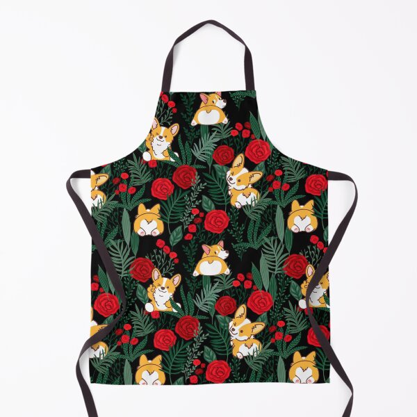 Item preview, Corgi in Garden designed and sold by DogsHearted.
