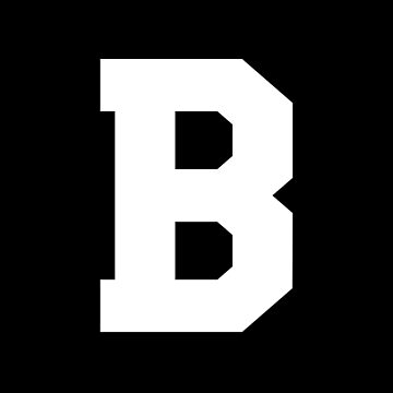  Letter B Athletic Sports Alphabet Name Monogram