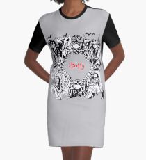 Slaying Graphic T-Shirt Dress