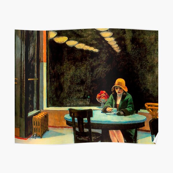 Automat par Edward Hopper Poster