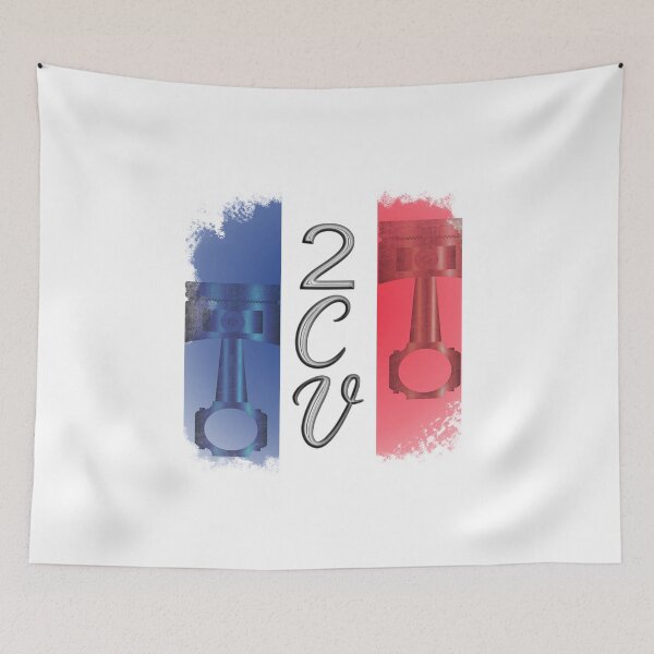 Item preview, Vintage 2CV duck flag France designed and sold by 2CV-Oldtimers.