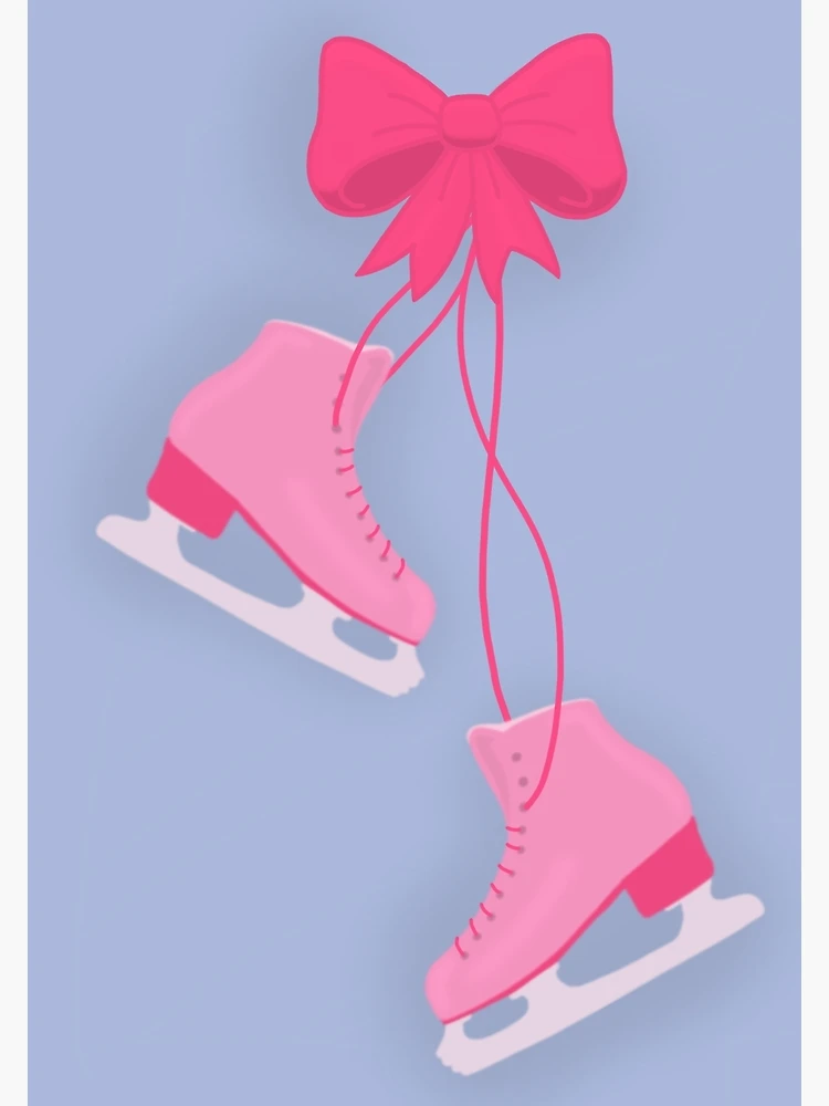 Ice Skate, Pink Ice newest Skate, Rose Ice Skate, Holly Ice Skate