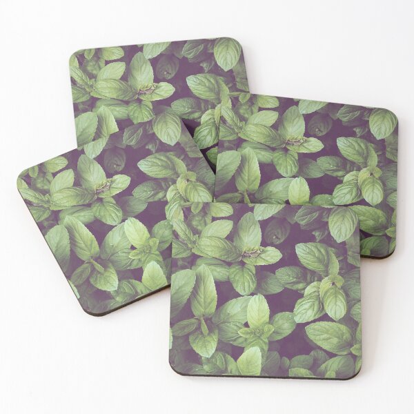 Item preview, Vintage Summer Mint Herb Kitchen Grainy Art Photography designed and sold by BohoStudio.