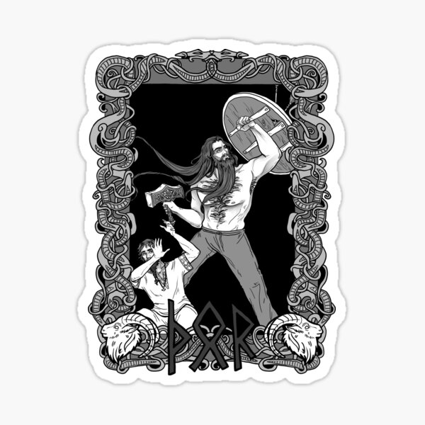 Thor, God of Protection Sticker
