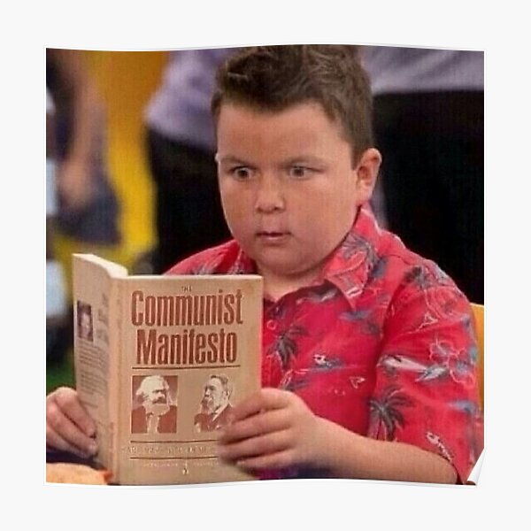 Guppy Communist Manifesto Gibby's Brother Poster