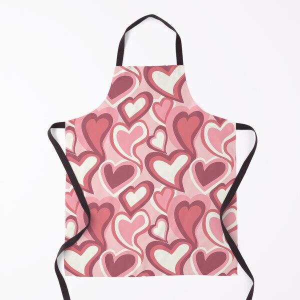 Item preview, retro pink hearts designed and sold by Monika Scheer.