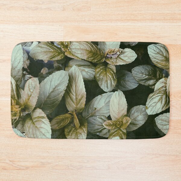 Item preview, Vintage Summer Mint Herb Kitchen Grainy Art Photography designed and sold by BohoStudio.