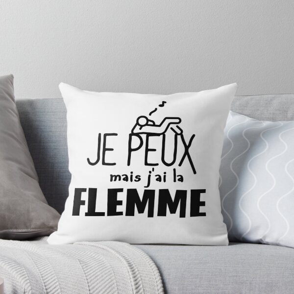 Aperçu de l'œuvre Je peux mais j'ai la flemme créée et vendue par JeremyMadaci.