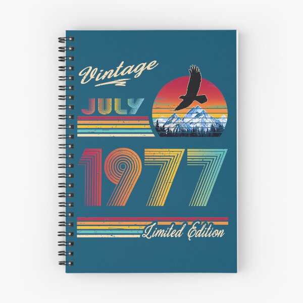 Item preview, July 1977 Birthday designed and sold by GreenSplash.