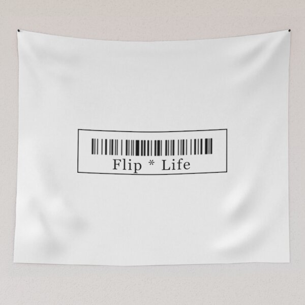 Item preview, Flip Life Bar Code designed and sold by SmartTShirtTime.