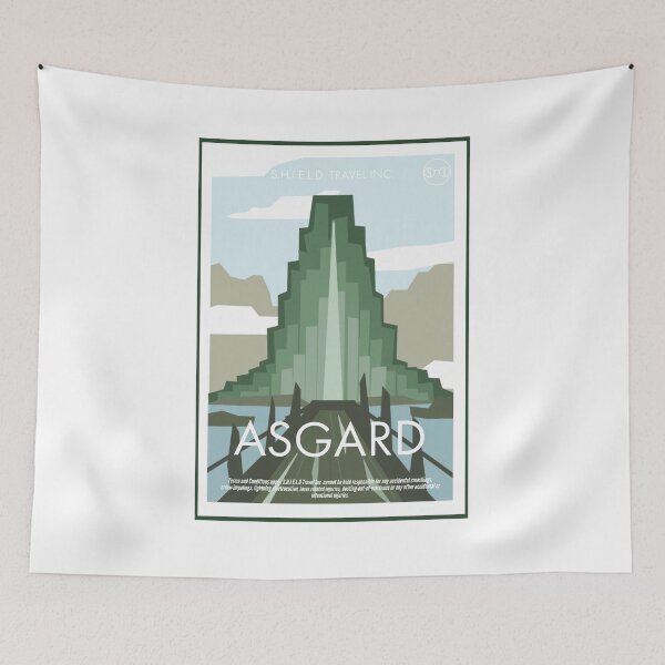 Artikelvorschau, Asgard Reiseplakat entworfen und verkauft von SpeckyIntrovert.