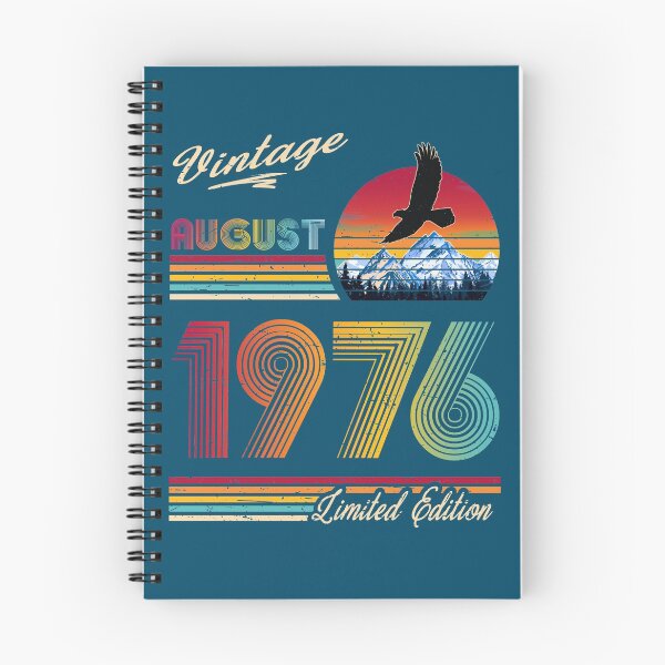 Item preview, August 1976 Birthday designed and sold by GreenSplash.