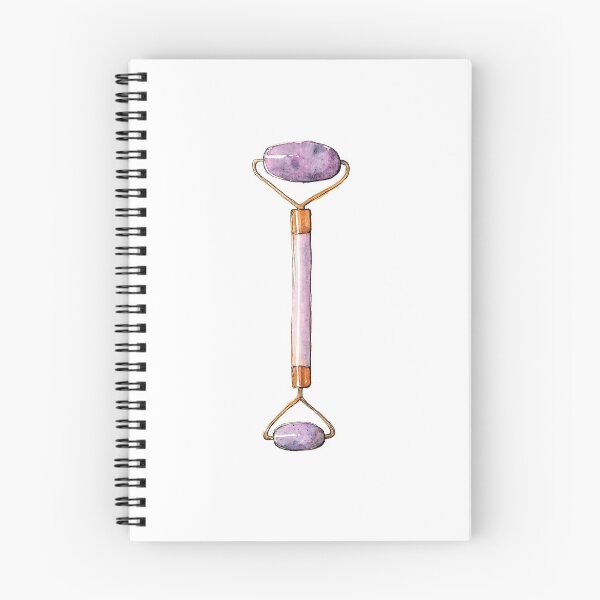 Item preview, Watercolor hand drawn sketch illustration of jade roller designed and sold by FuzzyLogicKate.