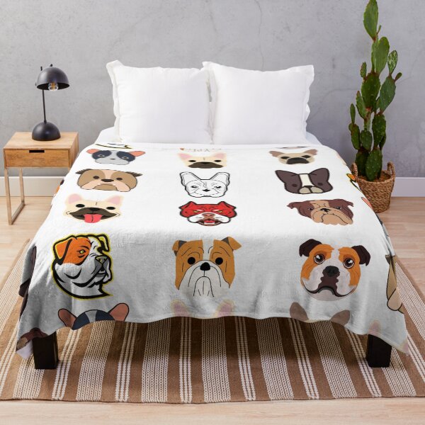 Item preview, Cute Bulldogs Face designed and sold by Mariano Topno.