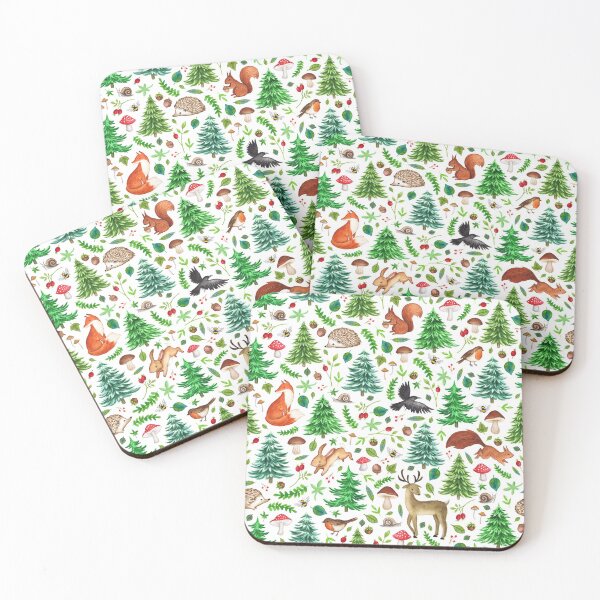 Item preview, Forest animals pattern designed and sold by Georgia Zervos.