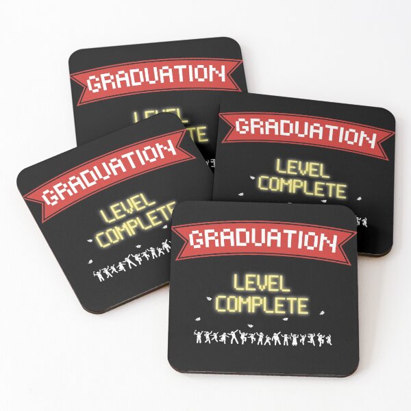 Item preview, College Graduation Level Complete New High Score - Gamers designed and sold by For the love of Pixels.