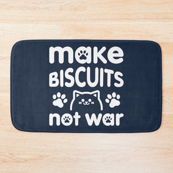 Item preview, Make Biscuits Not War - Cat Kneading Biscuits designed and sold by KittyCotton.