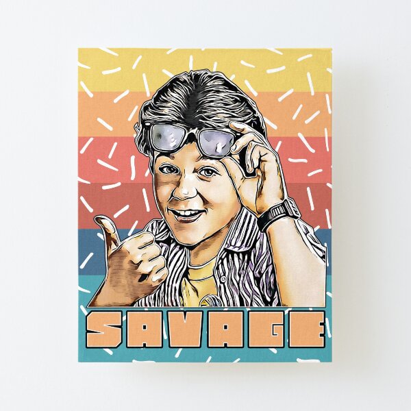 Savage Canvas Mounted Print