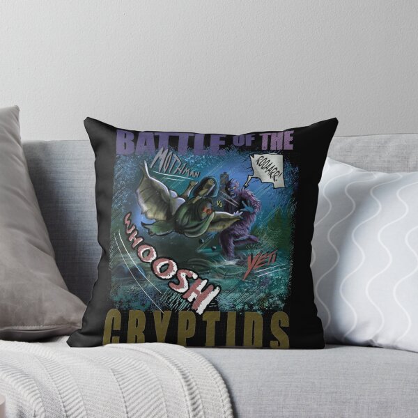 Item preview, Battle of the Cryptids,Yeti Vs Mothman designed and sold by Ace13creations.