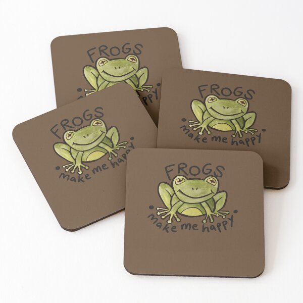 Item preview, Frogs make me happy designed and sold by FrictionMaxxing.