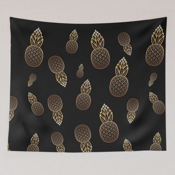 Item preview, Golden Pineapple Pattern designed and sold by 2-Of-A-Kind.