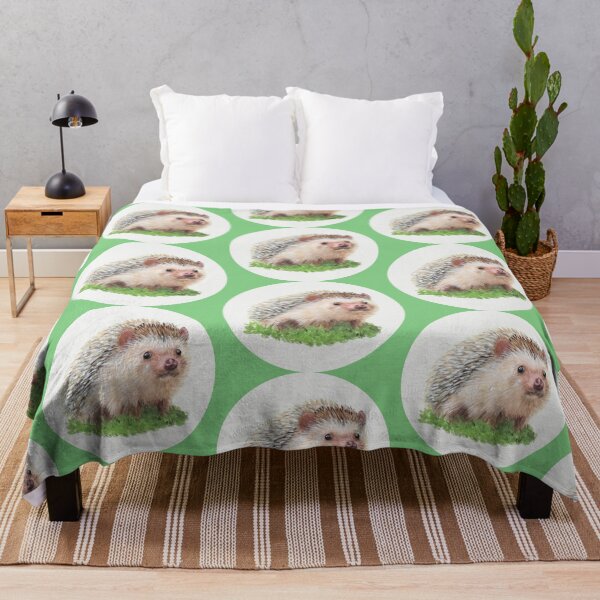 Item preview, Hedgehog Painting (green) designed and sold by SandraWarmerdam.