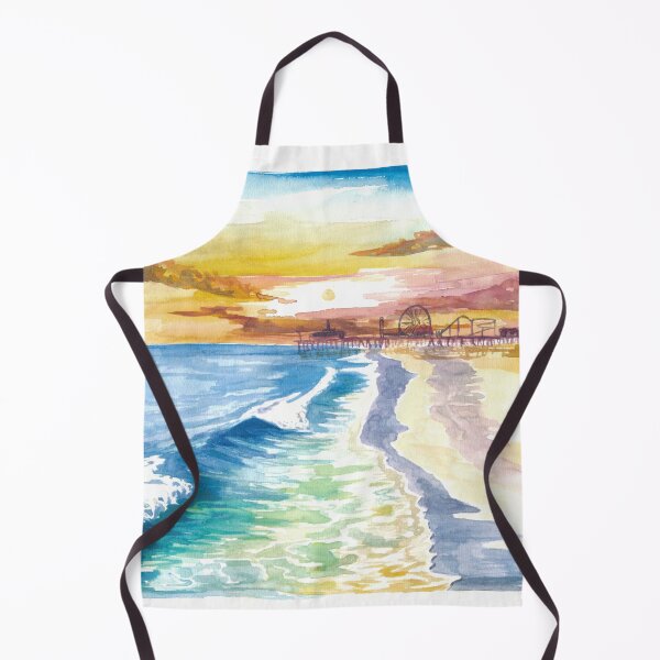 Item preview, Santa Monica Pier in Golden Californian Sun designed and sold by artshop77.