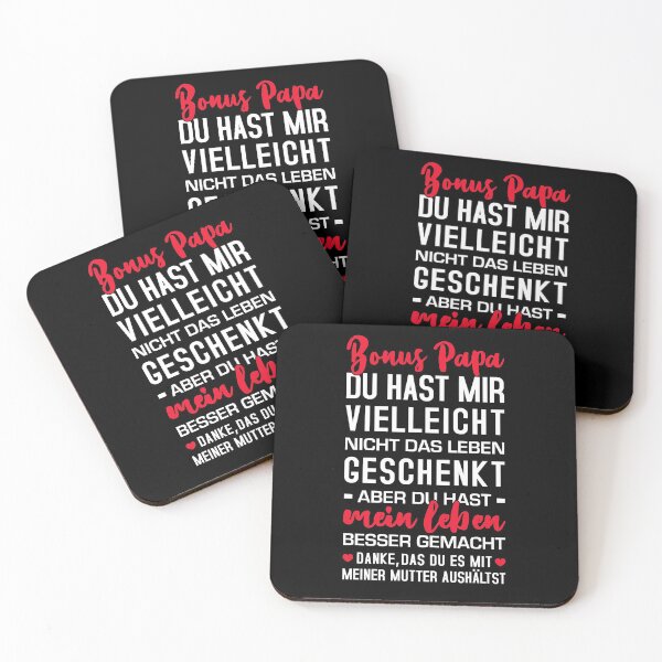Item preview, Bonus Papa Du Hast Mir Vielleicht Nicht Das Leben Geschenkt Aber Du Hast Mein Leben Besser Gemacht - Bonus Papa Father's Day Gift designed and sold by T-shirt For You.
