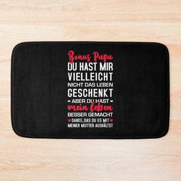 Item preview, Bonus Papa Du Hast Mir Vielleicht Nicht Das Leben Geschenkt Aber Du Hast Mein Leben Besser Gemacht - Bonus Papa Father's Day Gift designed and sold by T-shirt For You.