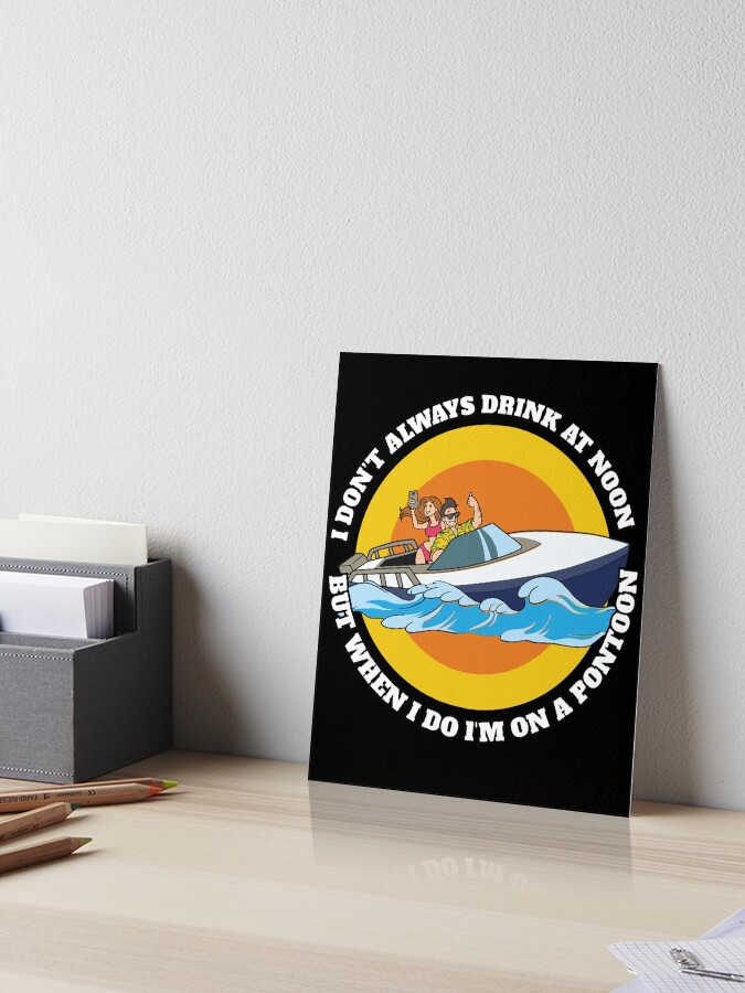 Drink At Noon Pontoon Boat Funny Motor Boating Lake Tank Top Drink At Noon Pontoon Boat Funny Motor Boating Lake Tank Top