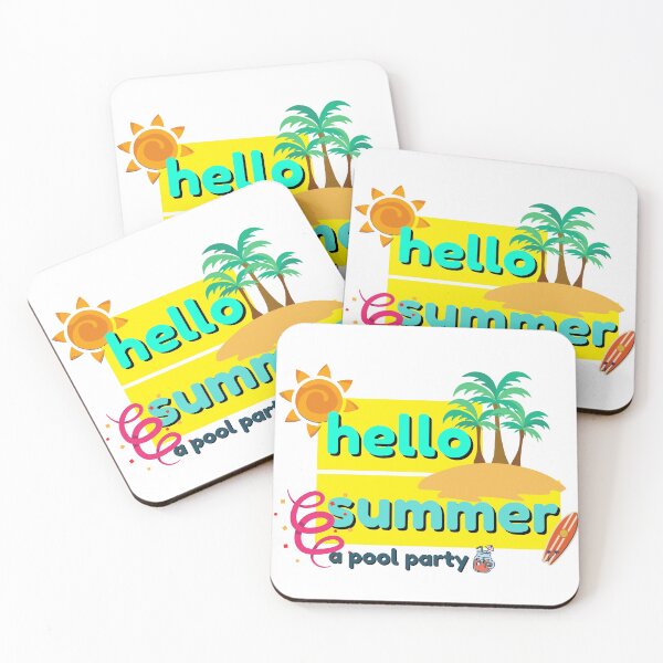 Item preview, Hello summer a pool party shirt, designed and sold by atichot5.