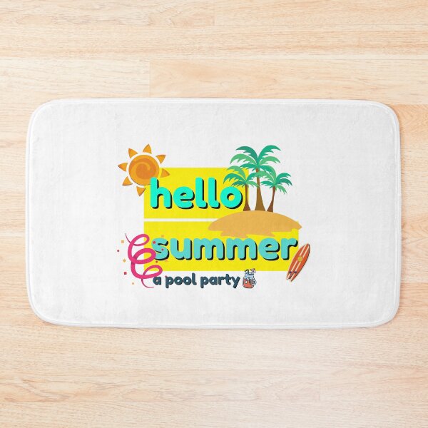 Item preview, Hello summer a pool party shirt, designed and sold by atichot5.