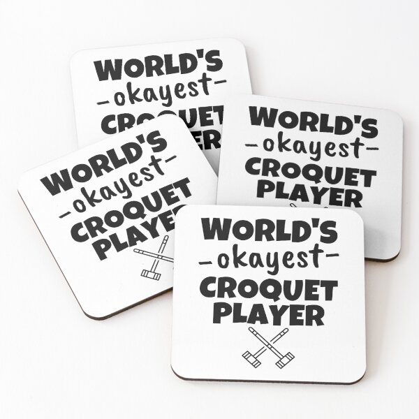 Item preview, The world's okayest croquet player designed and sold by TheGreenGoat.