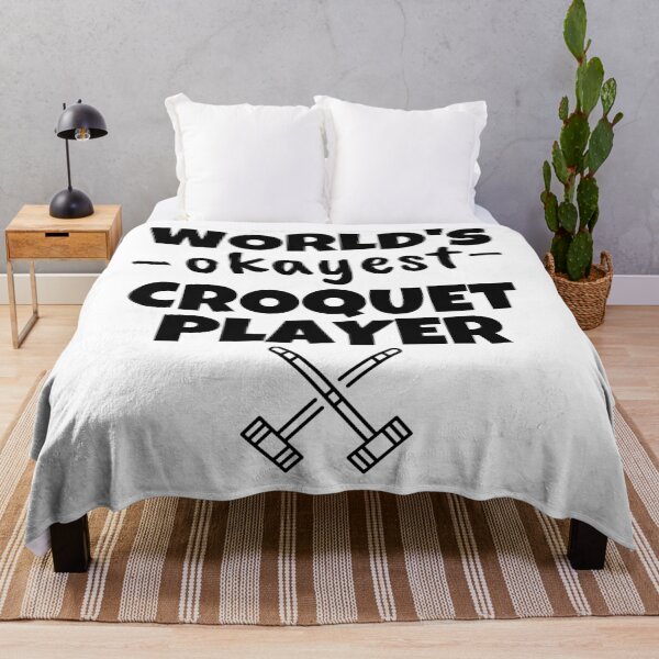 Item preview, The world's okayest croquet player designed and sold by TheGreenGoat.