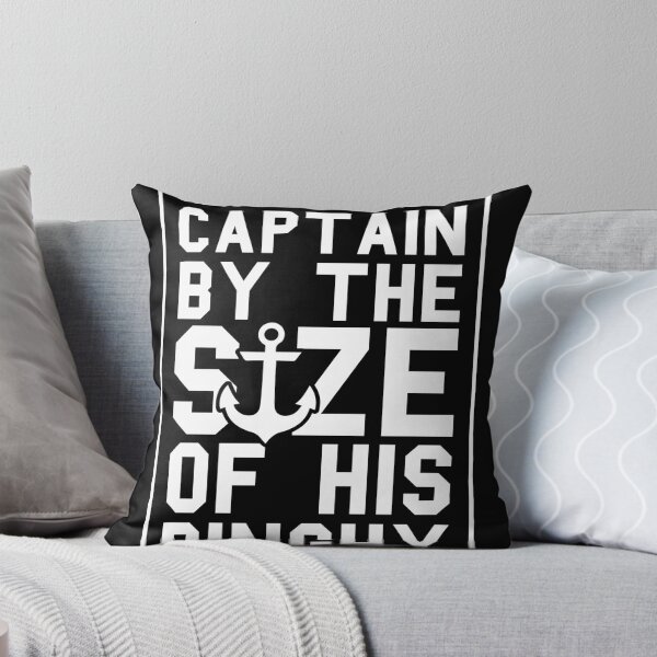 Item preview, Never Judge a Captain by size of his Dinghy Pontoon Boating  designed and sold by Rzelemenz.