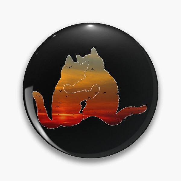 Item preview, Sunrise Sunset Cats in Love with Soaring Eagles designed and sold by kmcs.