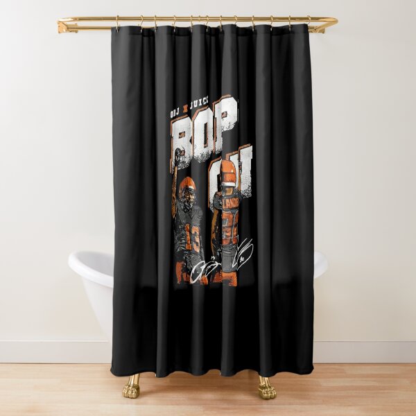 Cleveland Browns Vintage Program 11 Shower Curtain