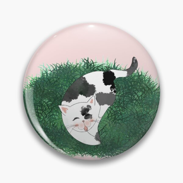 Item preview, Cowcat on the grass designed and sold by artsnuyenn.