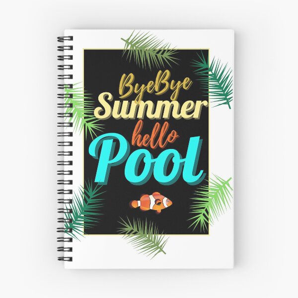 Item preview, Bye bye summer hello pool shirt designed and sold by atichot5.