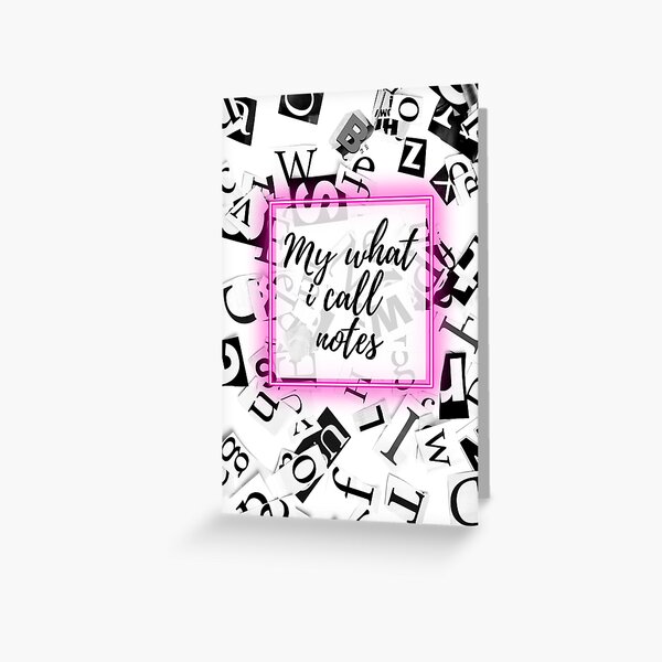 Call The Midwife My what i call notes Greeting Card