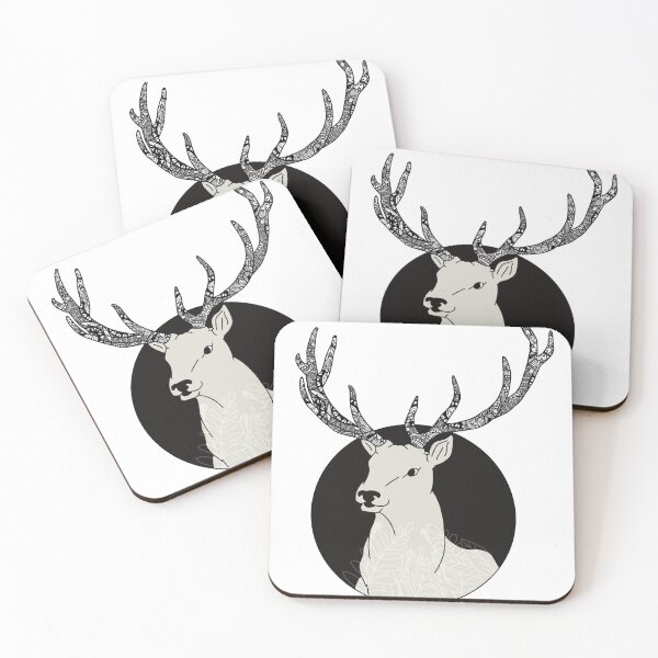 Item preview, Mandala Stag designed and sold by RuaBelle.