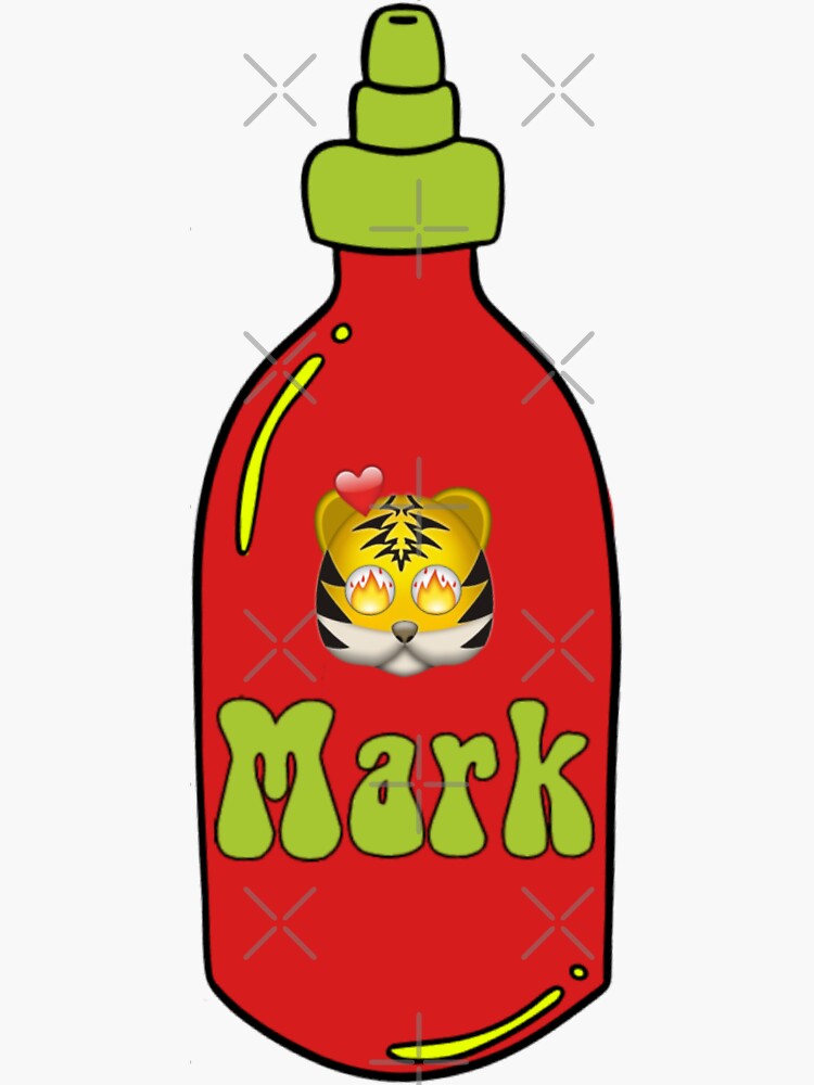 "NCT Dream 맛 Hot Sauce Bottle MARK" Sticker for Sale by jirinda