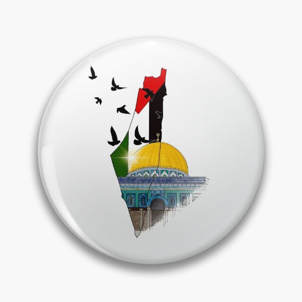 Item preview, Al Aqsa Mosque | Digital Illustration | Detailed | Free Palestine | Birds | Map | Free Gaza | Design designed and sold by SemDesigns1.